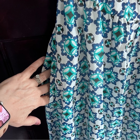 NWT Lucky Brand Women's Floral Tiered Maxi Dress Blue
White Size Large - Picture 6 of 12